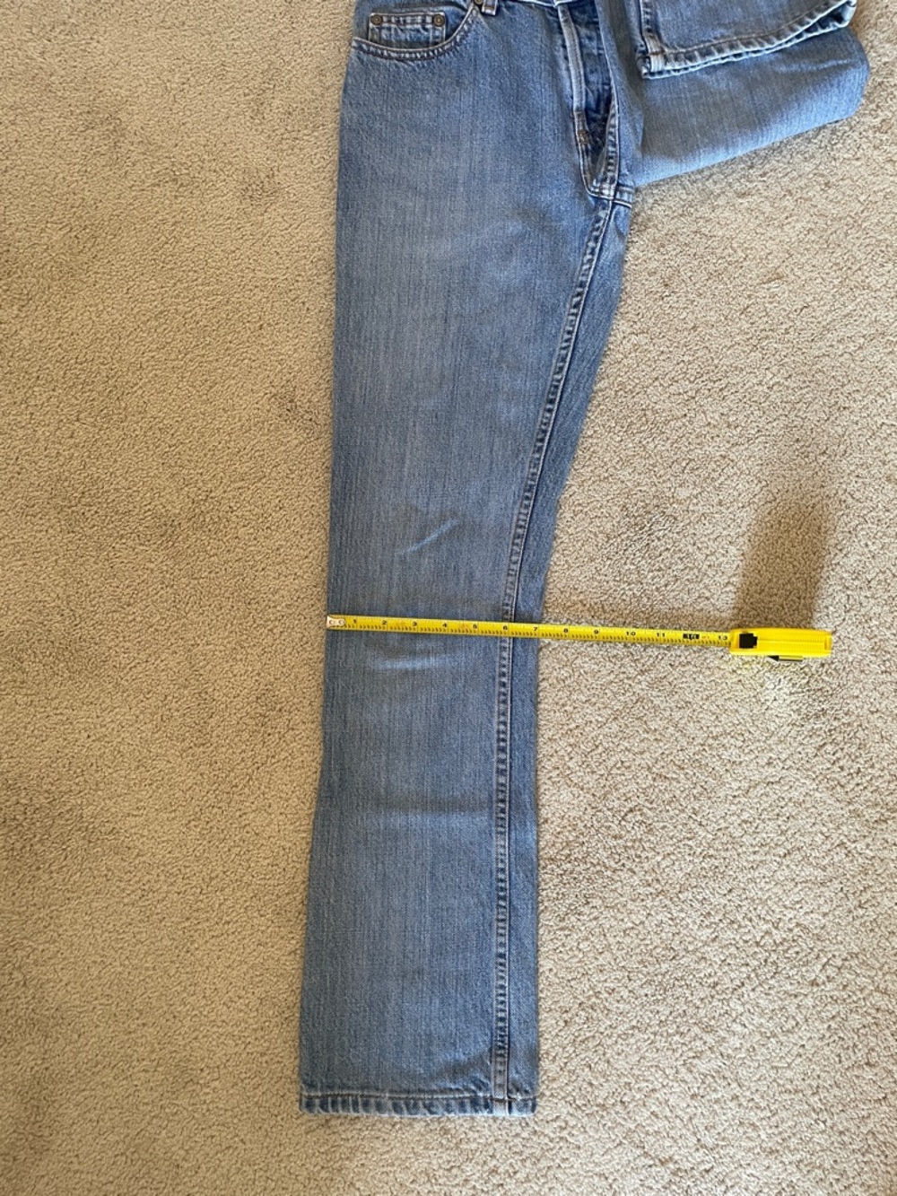 Vintage Gap Boot Cut Jeans - Light Blue Denim - Picture 10 of 10